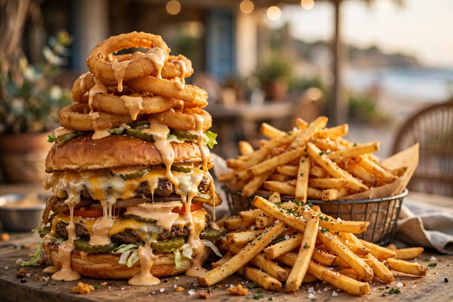 Bossman's burger in Dubai