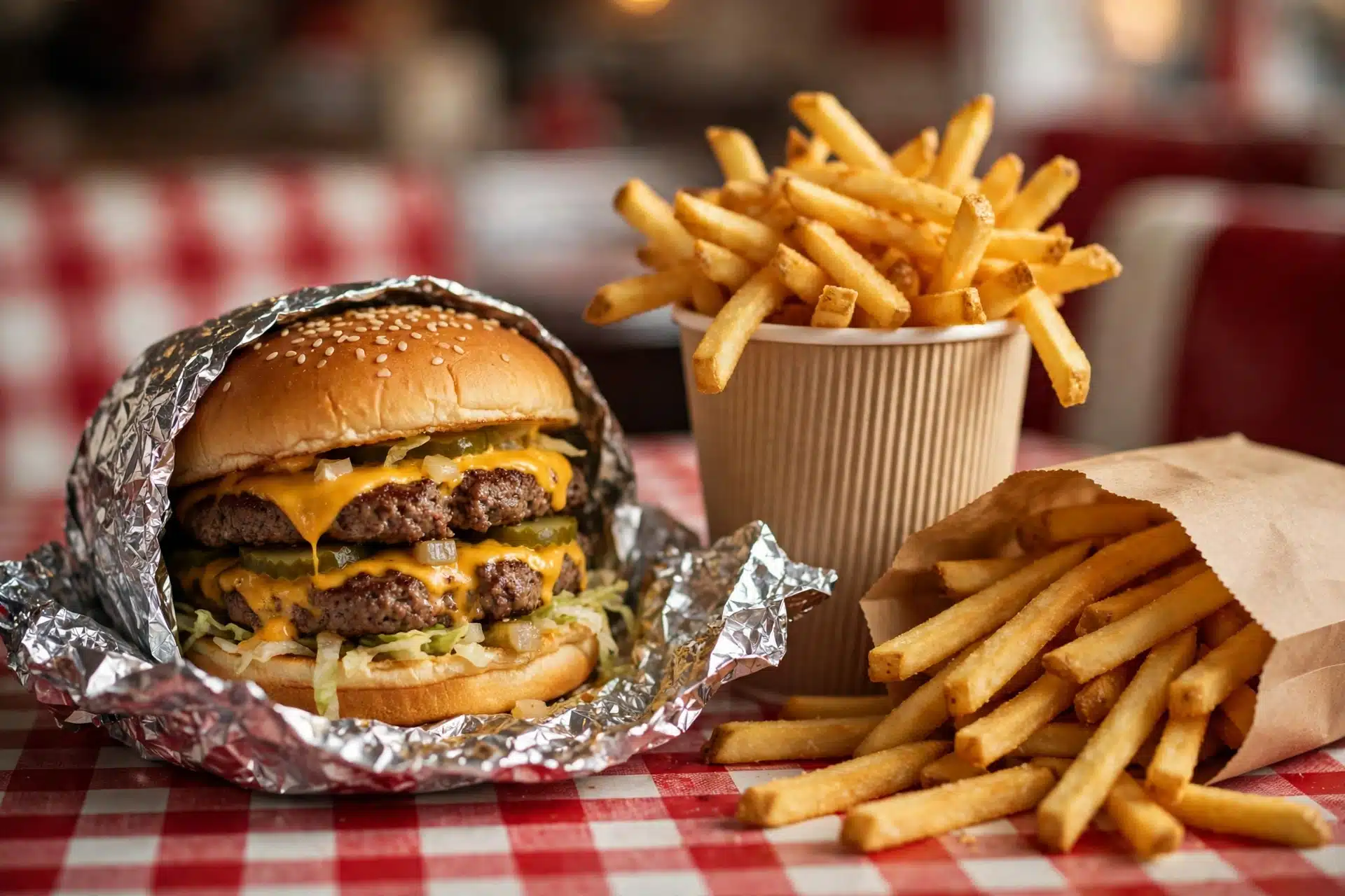 Five Guys burger in Dubai