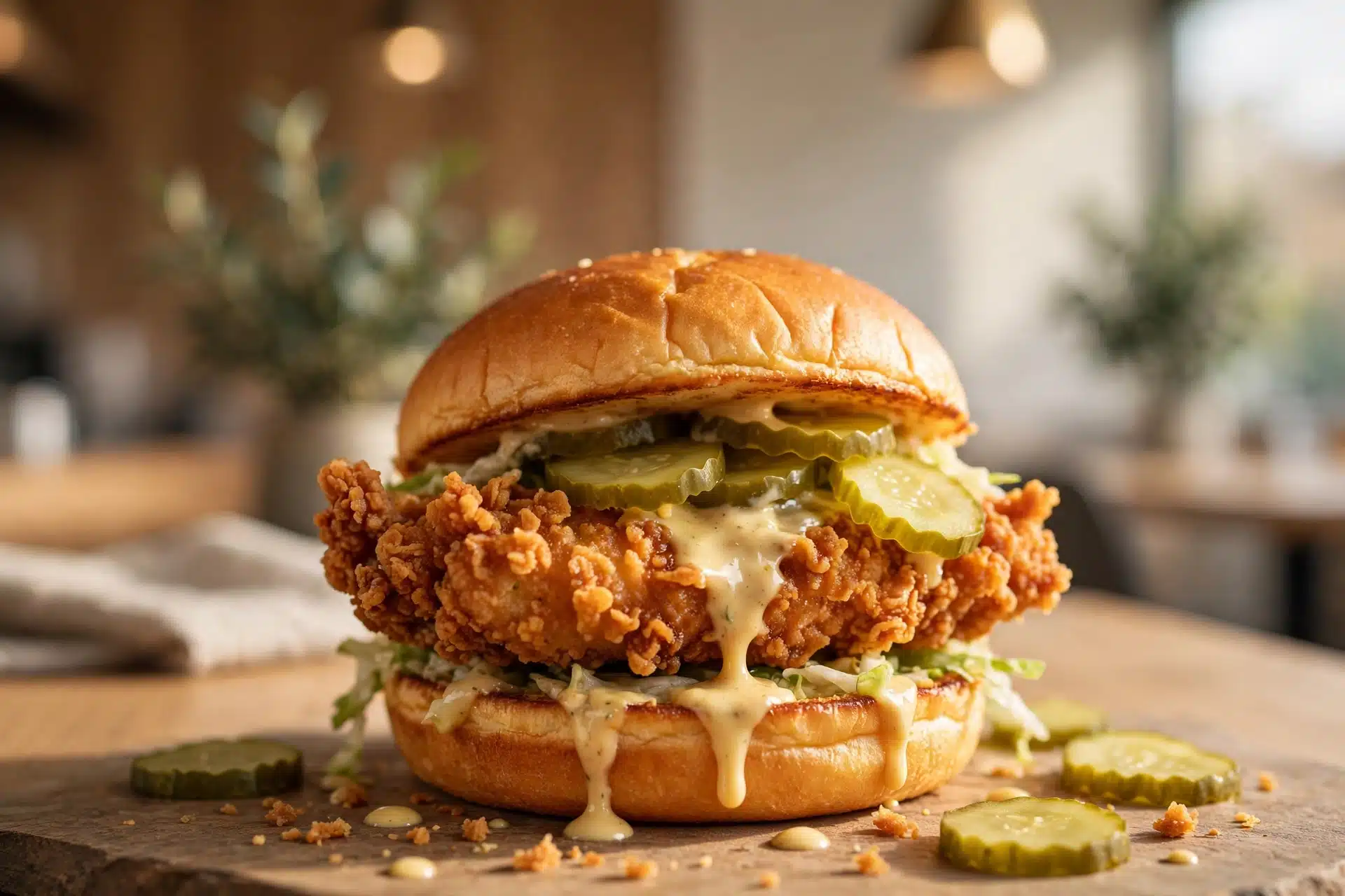 Pickl burger in Dubai